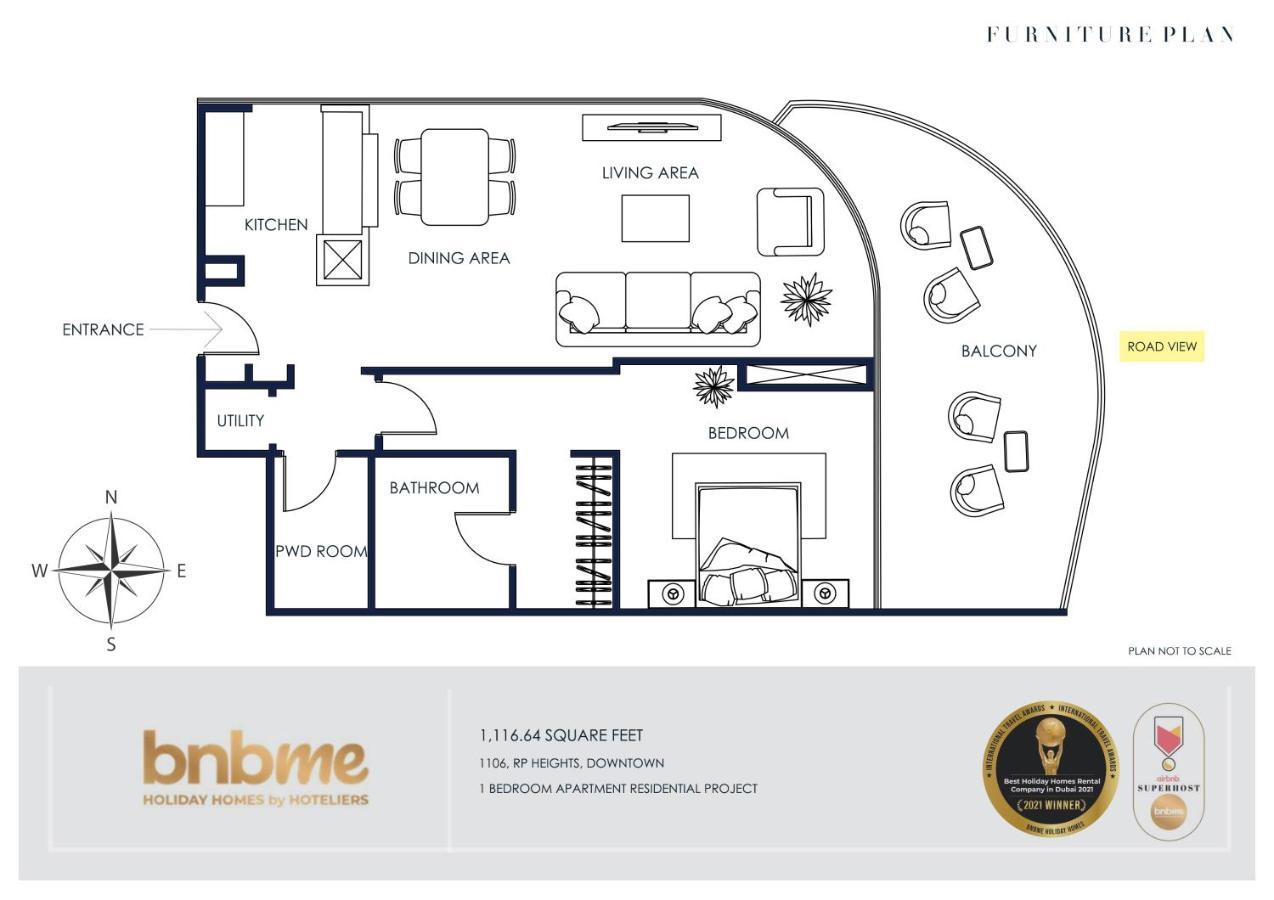 Bnbmehomes - 1 Bed - Seconds To Dubai Mall - 1106 Dış mekan fotoğraf